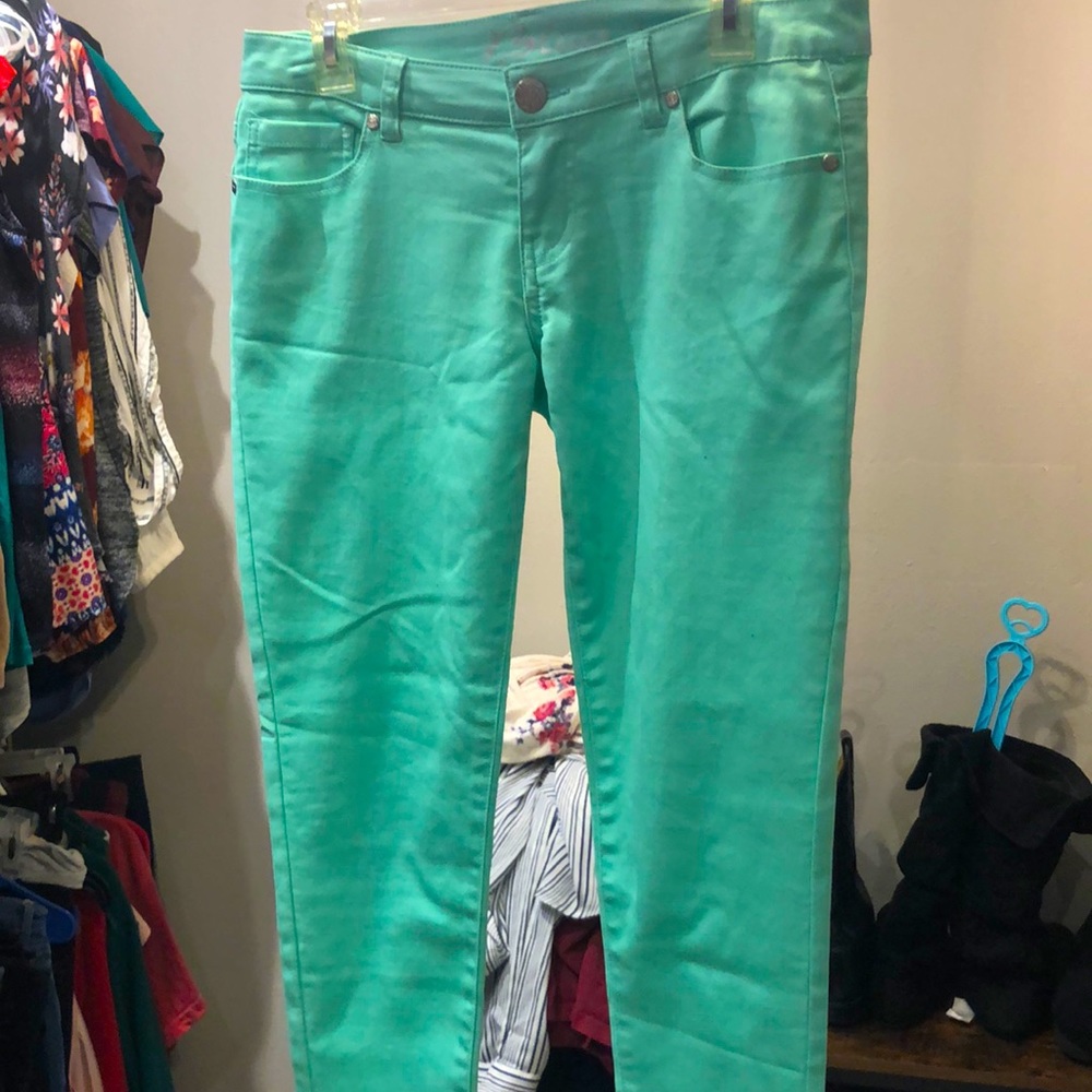 Mint Skinny Jeans!